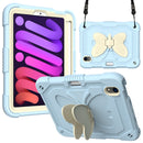 iPad 6th 5th Air 2 Protective Case with Butterfly Shape Holder & Pen Slot