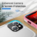 For iPhone 13 mini Heavy Duty PC + TPU Shockproof Case with Holder