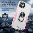 For iPhone 13 mini Heavy Duty PC + TPU Shockproof Case with Holder