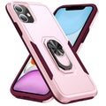 For iPhone 11 Armor Heavy Duty PC + TPU Shockproof Case with Holder