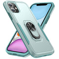 For iPhone 11 Armor Heavy Duty PC + TPU Shockproof Case with Holder