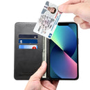 For iPhone 13 mini Horizontal Flip Leather Case with Holder & Card Slots & Wallet