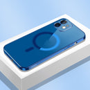 For iPhone 13 Classic Electroplating Shockproof Magsafe Case