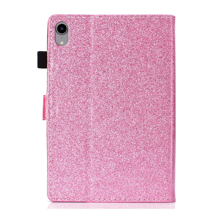 For iPad mini 6 Glitter Folio Leather Case with Holder & Card Slot & Sleep / Wake-up Function