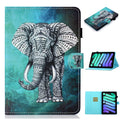 For iPad mini 6 Leather Case with Stand & Card Slot & Sleep / Wake-up Function