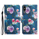 For iPhone 13 mini Painted Pattern Horizontal Flip Leather Case with Holder & Card Slot & Wallet