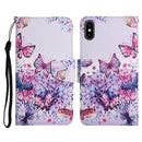 For iPhone 13 mini Painted Pattern Horizontal Flip Leather Case with Holder & Card Slot & Wallet