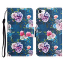 For iPhone 12 Pro Max Painted Pattern Horizontal Flip Leather Case with Holder & Card Slot & Wallet