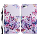 For iPhone 12 Pro Max Painted Pattern Horizontal Flip Leather Case with Holder & Card Slot & Wallet