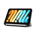 For iPad mini 6 Marble Texture Smart Leather Tablet Case with 3-Folding Holder & Pen Slot