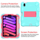 For iPad Mini 7 Shockproof Silicone + PC Protective Case with Holder & Pen Slot