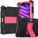 For iPad Mini 7 Shockproof Silicone + PC Protective Case with Holder & Pen Slot