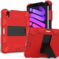 For iPad Mini 6 Shockproof Silicone + PC Protective Case with Holder & Pen Slot