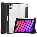 For iPad Mini 7 Acrylic TPU + PU folding case With pen holder