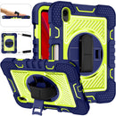 For iPad Mini 7 Shockproof Silicone Case with carry strap