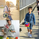 For iPad Mini 7 Shockproof Silicone Case with carry strap