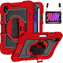 For iPad Mini 7 Shockproof Silicone Case with carry strap