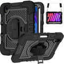 For iPad Mini 7 Shockproof Silicone Case with carry strap