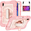 For iPad Mini 7 Shockproof Silicone Case with carry strap