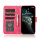 For iPhone 13 2 in 1 Detachable Magnetic TPU + PU Leather Wallet Case