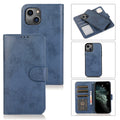 For iPhone 13 mini 2 in 1 Detachable Magnetic TPU + PU Leather Wallet Case