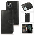 For iPhone 13 mini 2 in 1 Detachable Magnetic TPU + PU Leather Wallet Case