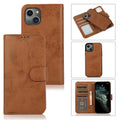 For iPhone 13 mini 2 in 1 Detachable Magnetic TPU + PU Leather Wallet Case