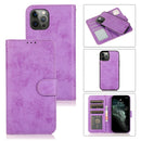 For iPhone 13 2 in 1 Detachable Magnetic TPU + PU Leather Wallet Case