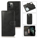 For iPhone 13 2 in 1 Detachable Magnetic TPU + PU Leather Wallet Case