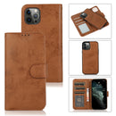 For iPhone 13 2 in 1 Detachable Magnetic TPU + PU Leather Wallet Case