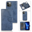 For iPhone 13 2 in 1 Detachable Magnetic TPU + PU Leather Wallet Case