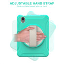 For iPad mini 6 360 Degree Rotation PC + TPU Protective Case with Holder & Hand-strap