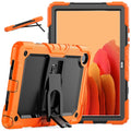 For Samsung Galaxy Tab A7 2020 T500 Shockproof Tablet Protective Case with Holder & Shoulder Strap