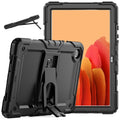 For Samsung Galaxy Tab A7 2020 T500 Shockproof Tablet Protective Case with Holder & Shoulder Strap