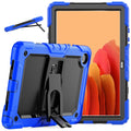 For Samsung Galaxy Tab A7 2020 T500 Shockproof Tablet Protective Case with Holder & Shoulder Strap