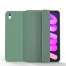For iPad mini 6 TPU Tablet Leather Case with 3-folding Holder & Sleep / Wake-up Function