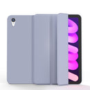 For iPad mini 6 TPU Tablet Leather Case with 3-folding Holder & Sleep / Wake-up Function