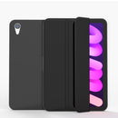 For iPad mini 6 TPU Tablet Leather Case with 3-folding Holder & Sleep / Wake-up Function
