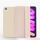 For iPad mini 6 TPU Tablet Leather Case with 3-folding Holder & Sleep / Wake-up Function
