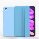 For iPad mini 6 TPU Tablet Leather Case with 3-folding Holder & Sleep / Wake-up Function