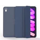 For iPad mini 6 TPU Tablet Leather Case with 3-folding Holder & Sleep / Wake-up Function