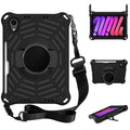 For iPad Mini 7 EVA Tablet Case with Shoulder Strap & Holder & Pen Slot