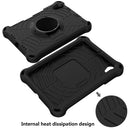 For iPad Mini 6 EVA Tablet Case with Shoulder Strap & Holder & Pen Slot