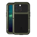 For iPhone 13 Pro Metal Shockproof Waterproof Dust proof Protective Phone Case