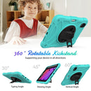 For iPad mini 6 Shockproof PC + Silicone Combination Tablet Case with Stand & Shoulder Strap