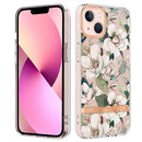 For iPhone 13 Flowers and Plants Series IMD TPU Phone Case