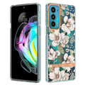 For Motorola Edge 20 Flowers and Plants Series IMD TPU Phone Case