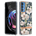 For Motorola Edge 20 Pro Flowers and Plants Series IMD TPU Phone Case