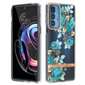 For Motorola Edge 20 Pro Flowers and Plants Series IMD TPU Phone Case