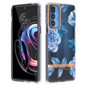 For Motorola Edge 20 Pro Flowers and Plants Series IMD TPU Phone Case